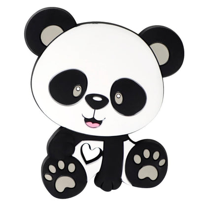 Baby Silicone Teethers BPA Free Teething Toy Animal Dog Koala Owl Elephant Baby Ring Teether Silicone Beads For Kids and Baby