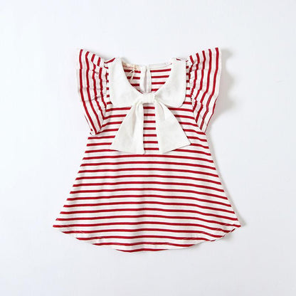 Colorful Modern Luxury Handmade Summer Baby Clothes with Cartoon Long-sleeved Dress for Casual Wear For Baby And Girls 0-5years