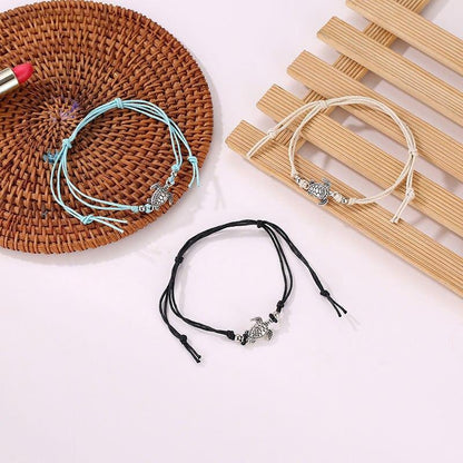 Handmade Vintage Retro Ankle Bracelet For Women In Modern Design With Metal Turtle Shaped Bracelet For Leg