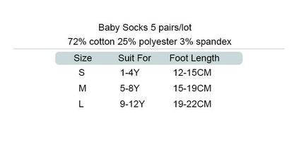 5Pairs Baby Christmas Socks for Lovely Boy/Girls, Cotton Red Gift Socks In elegant New Year Christmas Style For Baby Kids Set