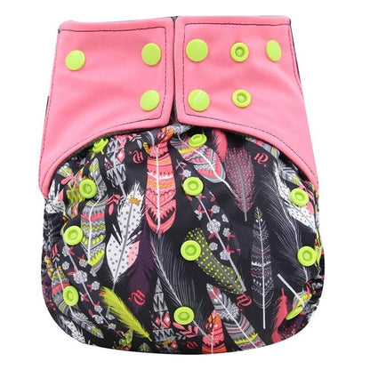 All-In-One  Cloth Diaper for Baby Bamboo Charcoal Eco-friendly Baby Cloth Diaper