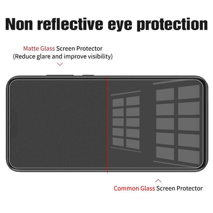 2pcs Matte Tempered Glass For Iphone 12 Pro Max Glass For Iphone 13 12 11 Pro Xs Max X Xr 6 7 8 Plus Screen Protector Film Full Coverage Anti Glare 9h Hardness No Fingerprint Screen Protector Guard
