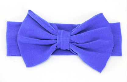 Headband Knitted Cotton Children Girls Elastic Bow Hair Bands Turban for girl Headbands
