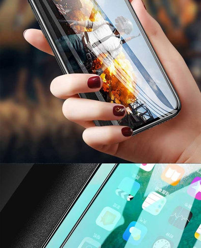2000D Curved Edge Tempered Glass For iPhone SE 2020 6 6S 7 8 Plus Full Cover Glass on iPhone 11 Pro XS Max X XR Screen Protector Screen Protector No Side Bezel Easy Installation Frame 3X Stronger Screen Protector