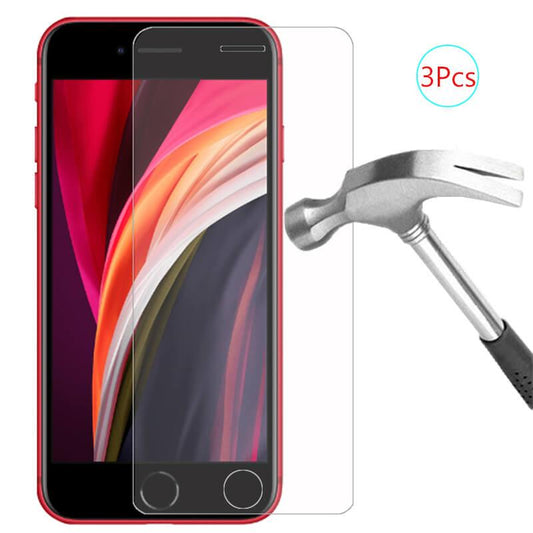 3Pcs For iPhone 7 8 6 s 6s Plus Protective Glass For Screen Protector Film Glass Armor Tempered-Glass Compatible for iPhone Screen Protector for iPhone