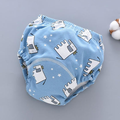 Baby Training Pants Cloth Diapers Washable 6 Layers Gauze Cover Breathable Spring Reusable Newborn Diaper Nappies For Baby and Kids