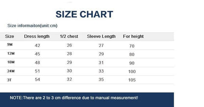 New Spring Baby Girls Sweet Bow Brim Princess Dress Kids Baby Girls Clothes For Kids Between 1-3Years