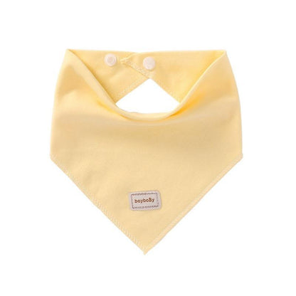 Cute Kids Hat with Bibs Candy Solid Colors for Boys and Girls Beanies Hats Cotton new Born Baby caps & Bibs