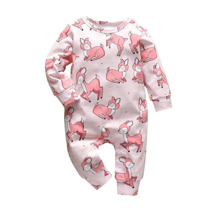 Newborn Baby Rompers Pajama Cotton Cute Letter I Love Daddy and Mummy Long Sleeve rompers Clothes For Baby Kids
