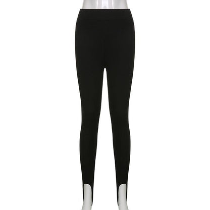 Elegant High Waist Cotton Fitness Basic Pants Casual Spring New Female Skinny Leggings Women Seamless Fitness Leggings Women Seamless Push Up Leggings Workout Pants Breathable Pants