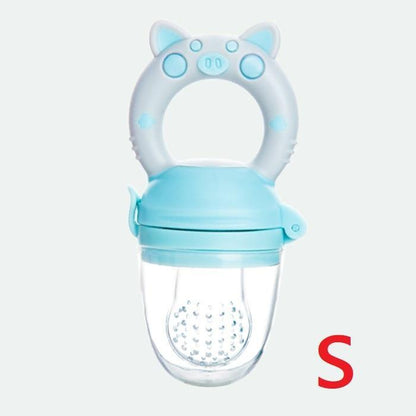 Silicone Baby Pacifier Feeder Cartoon Animal Infant Nipple Holder Newborn Fruit pacifier Tetine Silicona Nipple Bit