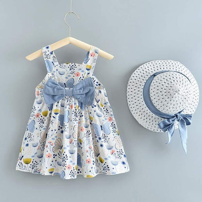 Luxury Handmade Elegant Modern Newborn Baby Girl Birthday & Princess Baby Dress With Hat