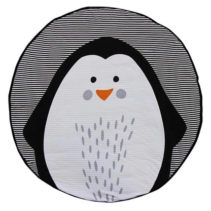 Baby Play Mat Pad Cotton Newborn Infant Crawling Animal Play mat Round Carpet Floor Rug Kids Children Room Carpet For Sleeping