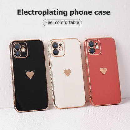 Elegant Women Phone Case For iPhone 13 14 Pro Camera Lens Protection For iPhone 12 11 Pro Max 14Plus Shockproof Case Luxurious Bumper Cute Pattern Women Girls Soft Silicone Shockproof Camera Case
