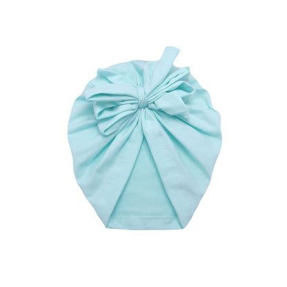 Luxury Modern Baby Headband Hat Bowknot Print Cotton Stretchy Turban Headband Infant Head Wrap Beanie Hat  For Babies and Kids