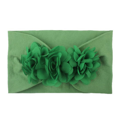 Lace Flower Baby Headbands For Girls Elastic Head Wraps Head Band Hair Accessories Bow For Girls Kids