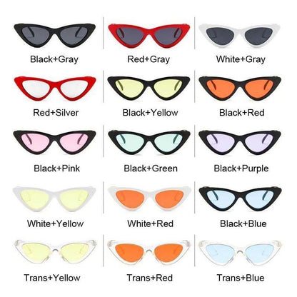 Vintage Cateye Sunglasses For Women In Famous Retro Small Cat Eye Style In NEW Modern Edition with UV400 Protection