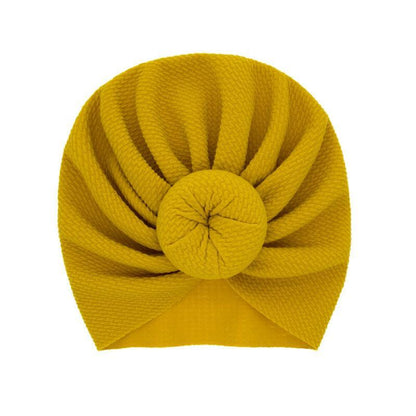 Baby Accessories Newborn Toddler Kids Baby Boy Girl Solid Knot Hats Turban Cotton Beanie Candy Color Hat For Kids