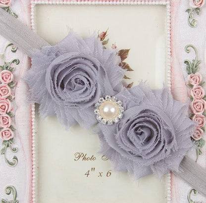 Handmade Flower Newborn Headwear Head Wrap Band Hairband Gift Toddlers For Baby Girls