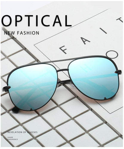 Luxury Lady Vintage Round Metal  Sunglasses For  Driving Black Retro Mirror Sunglasses Woman  Shade Sunglasses With  UV400 Protection