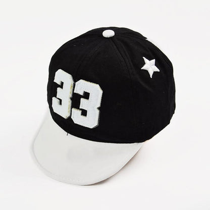 Cotton Baby Adjustable Letter Baseball Caps For Boys & Girl Hats Children Snapback Hip-Hop Sun Hat In Modern Style