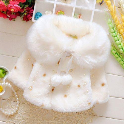 Baby Toddler Clothes Cute Fleece Fur Winter Warm Coat / Jacket for Kids Outerwear
