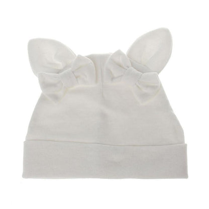 Baby Girl Hat Rabbit Ear Hat For Girls Cotton Bow Knot Children's Cap Toddler Kids Hats Cartoon Hats