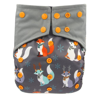 All-In-One  Cloth Diaper for Baby Bamboo Charcoal Eco-friendly Baby Cloth Diaper