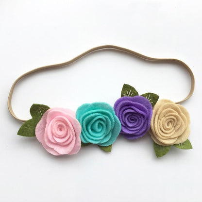 Modern Baby Headband Flower Girls Bows for Baby Girls Kids Headbands Turban Newborn
