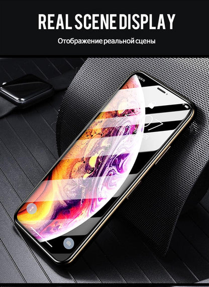 30D Full Cover Protective Glass On For iPhone 11 12 13 14Pro MAX Screen Protector For iPhone11 12 X XR XS MAX 7 8 Tempered Glass 9H Full Coverage Screen Tempered Glass Protector Guard for iPhone