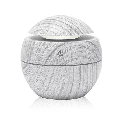 Mini Air Humidifier Ultrasonic USB Aroma Wood Grain LED Night Light  Electric Essential Oil  Diffuser Aromatherapy Home