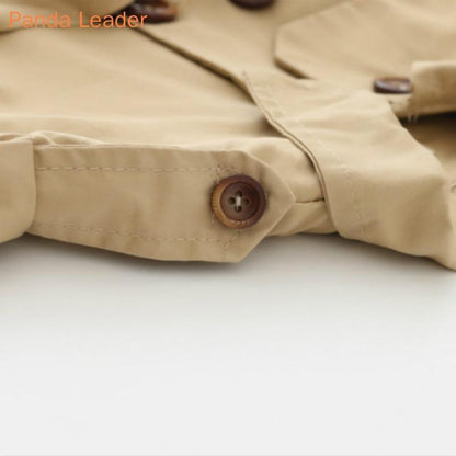 Jacket / Coat Baby Double Breast Windbreaker Jacket For baby girls 1-4T In elegant Style