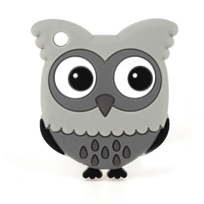 Baby Silicone Teethers BPA Free Teething Toy Animal Dog Koala Owl Elephant Baby Ring Teether Silicone Beads For Kids and Baby
