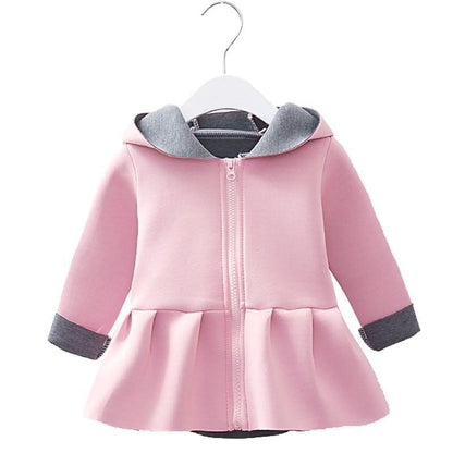 Luxury Modern Designer New Winter Baby Outerwear Hooded Printed Cotton Padded Jacket and Coats For Babies and Girls Kids