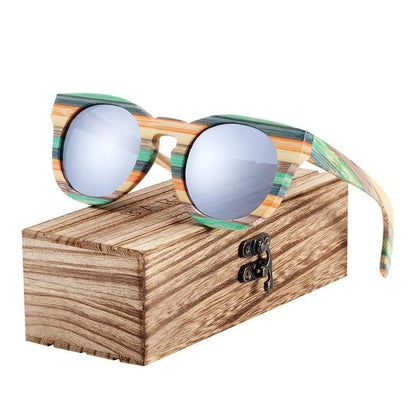 The New Elegent Original Round Sunglasses Polarized Gradient Sun glasses Round Sports Eyewear For Women and Lady With UV400 Protection