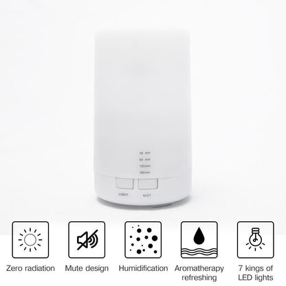Mini Air Ultrasonic Humidifier USB Charging 5 Color Led Night Light Aromatherapy Essential Oil Aroma Diffuser For Home Car Office