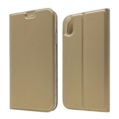 Lightweight Simple iPhone XS Case on for iPhone XS Max X XR 6S 5S 7 8 Plus 11 pro max Cover Luxury Wallet Magnet Flip Leather Cases Magnetic Closure PU Leather Phone Case Full Protective Cover for iPhone
