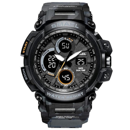 Army Green Modern Sport  Waterproof 50M Men Watches With LED Digital Display In Military Armi Relogio Masculino Style