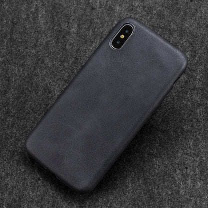 Ultra Thin Phone Cases For iPhone 13 6 7 14Plus XS Max Cover Leather Skin Soft Silicone Case For iPhone XR X 11 12 Pro Case Anti-Scratch iPhone Xs max Cover Genuine Leather iPhone Cases for iPhone