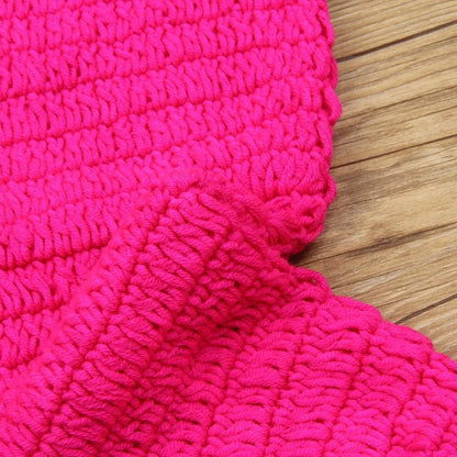 Baby Hat Mermaid Newborn Photography Props Girls Crochet Knitted Cap Hand-woven In Modern New Princess Design