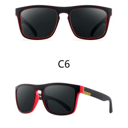 Men Polarized Sunglasses Vintage Anti-UV Driving Driver Black  Eyewear Rectangle Shades Men Oculos masculino