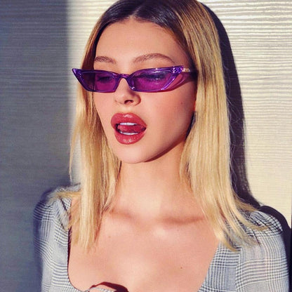 New Women Cateye Vintage Small Sunglasses Brand Designer Retro  Female Lady Eyeglass Cat Eye In Vintage Old Style