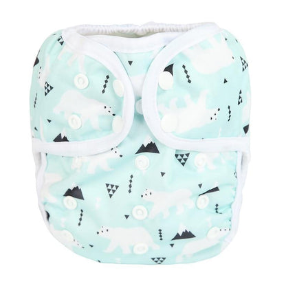 One Size Baby Cloth Diaper Cover Nappy Waterproof Double Gusset Design Adjustable Diapers For Babies