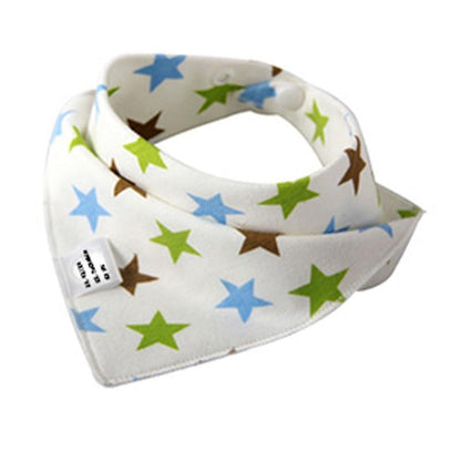 Cute Breathable Bibs Baby Feeding Cartoon Printing Super Absorbent Triangle Scarf Bib Cotton For Newborn Infant Girls And Boys