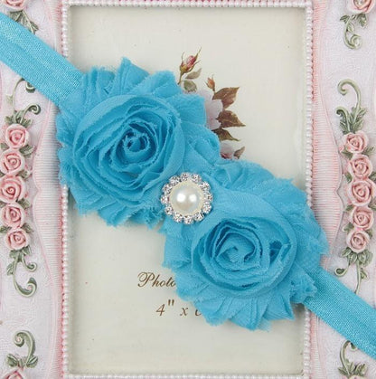 Handmade Flower Newborn Headwear Head Wrap Band Hairband Gift Toddlers For Baby Girls