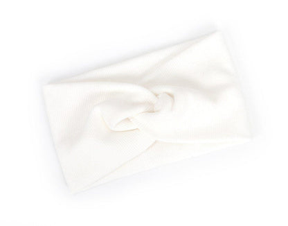 Modern New Trend Girls Winter Autumn Headband Twisted Knotted Soft Elastic Baby Girl Soft Elastic Turban Headband For Girls