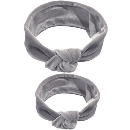 Modern  Mother & Baby Headbands Kids Girl Bow With Rabbit ear Print Floral Hair Bands Parent-Child Hair Accessories