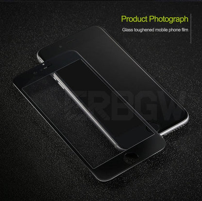 9D Curved Full Cover Tempered Glass On For iPhone 7 8 Plus Soft Edge Screen Protective Glass For iPhone 7 8 6 6S Plus Film Case Tempered Glass Screen Guard