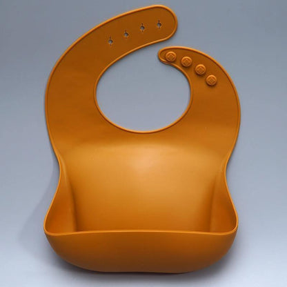 Newborns Solid Silicone Baby Feeding Bibs Burp Cloths Fashionable Breastplate Baby Stuff For Kids