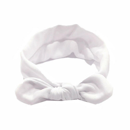 Baby Solid Bowknot Hairband Cute Soft Head Elastic Headband Princess Cute Headband Headwear Hair Accessories For Girls